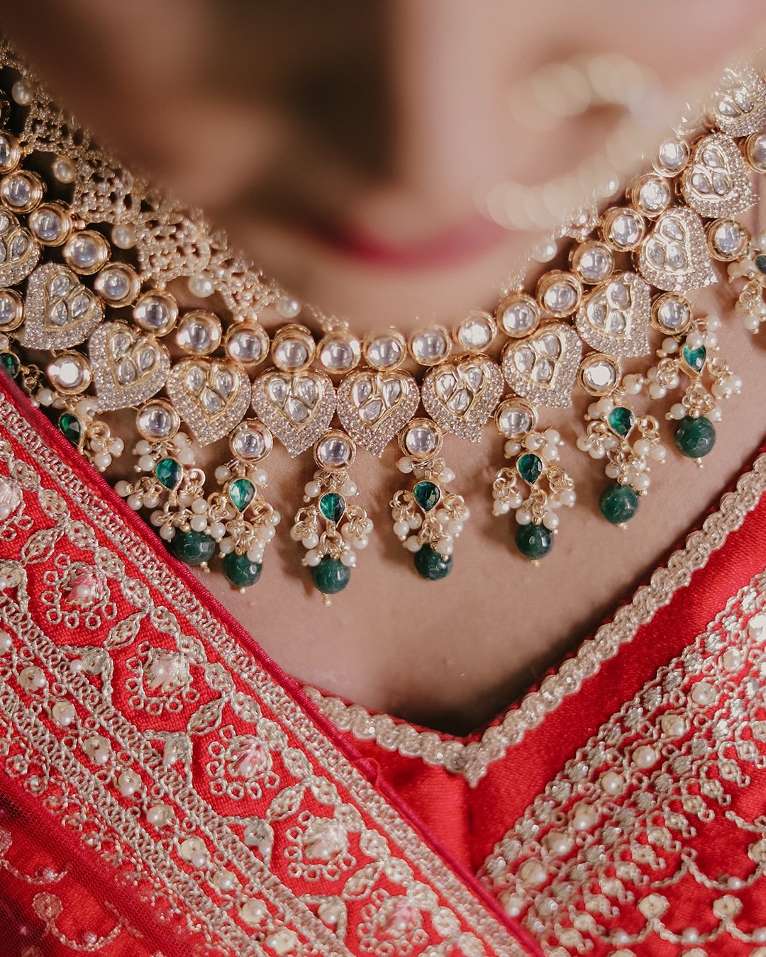 Romantic couple portrait outdoors